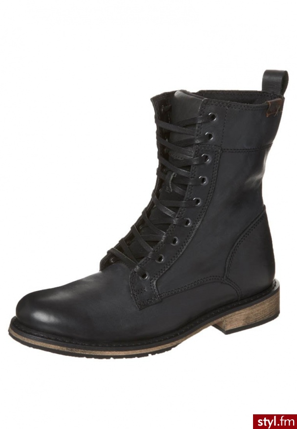 Harley Davidson MERLE Botki sznurowane czarny - Botki Buty Moda