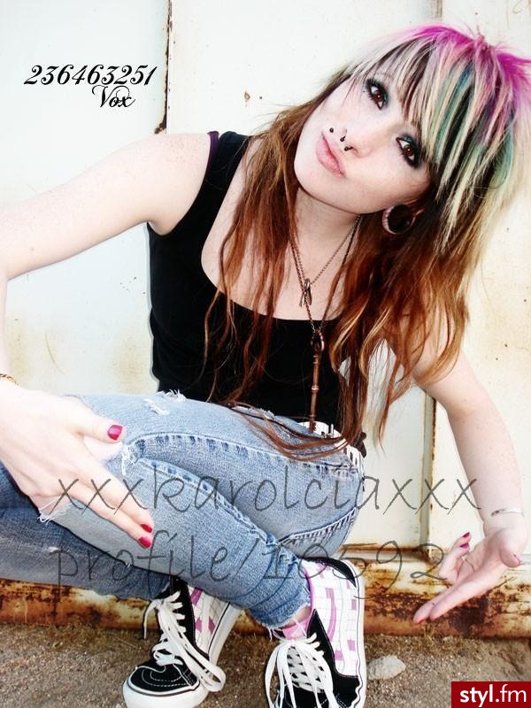 EMO Alternatywne Średnie Fryzury