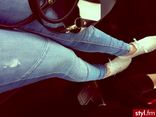 Jeansy Spodnie Moda