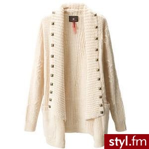 MyShape - Heartloom - Studded Dinah Cardigan - Polyvore. Pobrano ze strony: http://www.polyvore.com/cgi/thing?id=27083223 - Pozostałe Ciuchy Moda