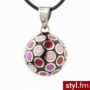 Babylonia Wisiorek Bola - Różowe Kropki 5773 - Wisiorki Biżuteria Moda