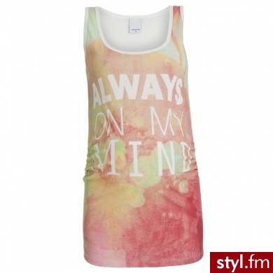 MAMA LICIOUS Top dla kobiet w ciąży NETTE snow white/paradise - Tuniki Ciuchy Moda