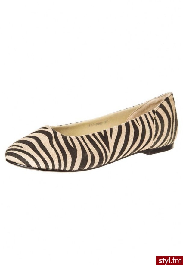 Ballerina Closet Baleriny beżowy (117-0002) - Balerinki Buty Moda