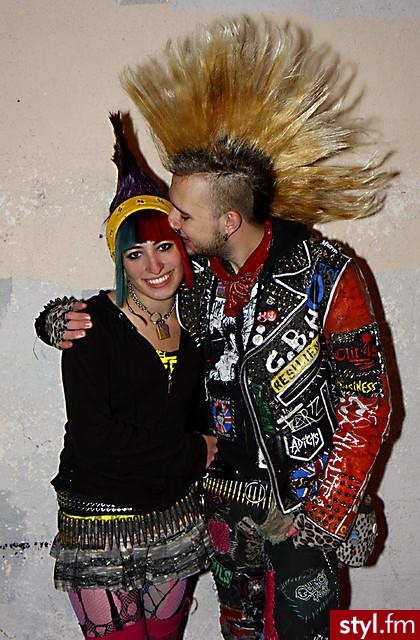 Punk Rock Alternatywne Średnie Fryzury