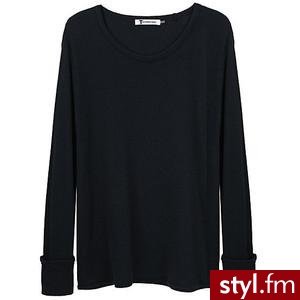 T by Alexander Wang / Jersey Batting L/S Tee - Polyvore. Pobrano ze strony: http://www.polyvore.com/alexander_wang_jersey_batting_tee/thing?id=21729914 - Pozostałe Ciuchy Moda