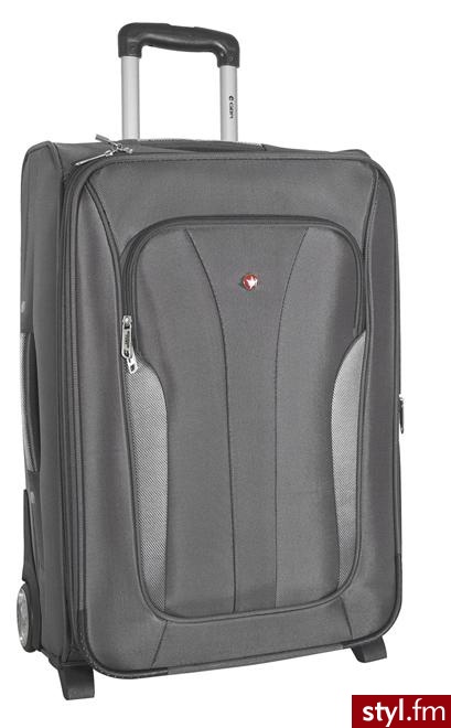 Globtroter Walizka 18760 średnia 60cm szara - Torby podróżne Torebki Moda
