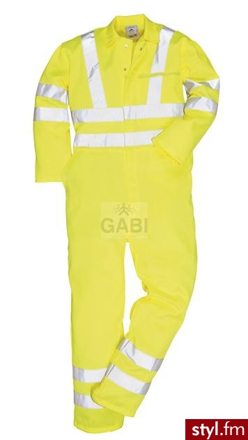 Portwest Kompletny Kombinezon Roboczy Ostrzegawczy E042 - Pozostałe Spodnie Moda