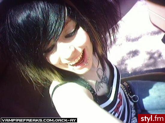 EMO Alternatywne Średnie Fryzury