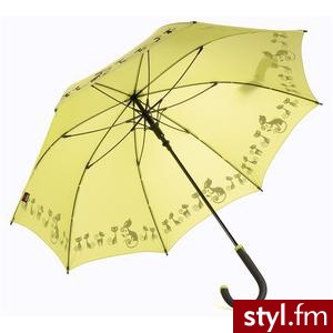 DOPPLER PARASOL FLEX AC CATS ZIELONY (740765C13) - Parasole Dodatki Moda