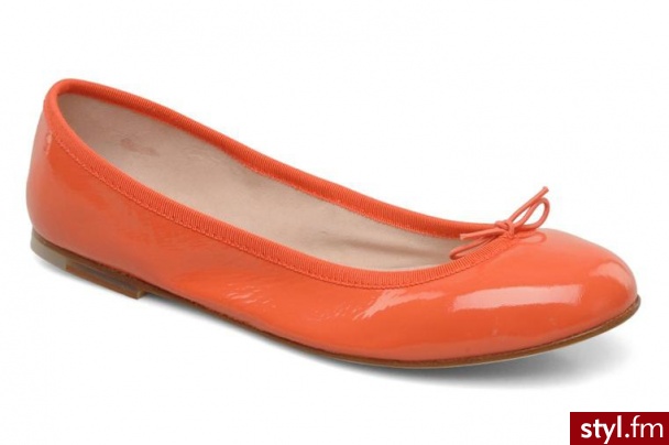 Bloch BALERINKI PATENT BALLERINA BY BLOCH (Pomarańczowy) - Balerinki Buty Moda