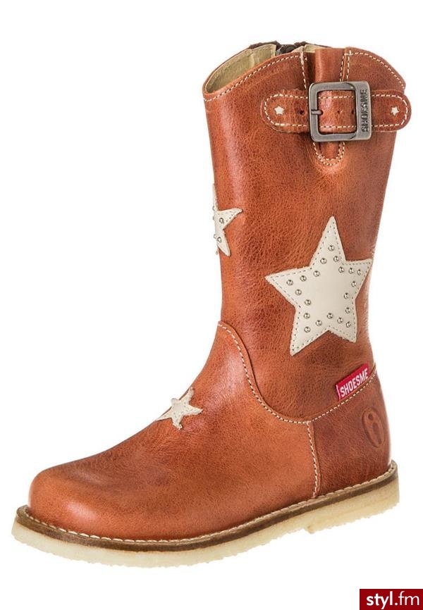 Shoesme Kowbojki i Buty motocyklowe brązowy (CR3W019) - Pozostałe Buty Moda