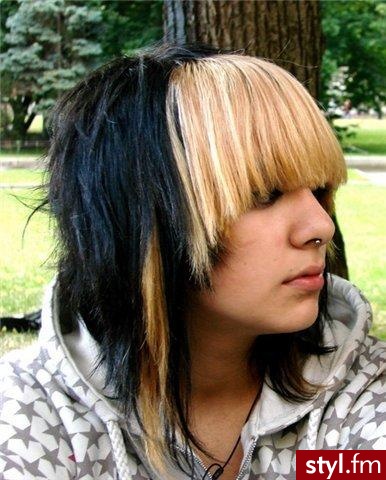 TO NIE JEST MÓJ FRYZ, WIĘC NIE MAM WIĘCEJ FOTEK! - EMO Alternatywne Średnie Fryzury