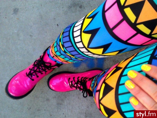 Leginsy Spodnie Moda