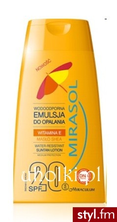 MIRACULUM Mirasol Wodoodporna emulsja do opalania SPF20 200 ml - Emu Buty Moda