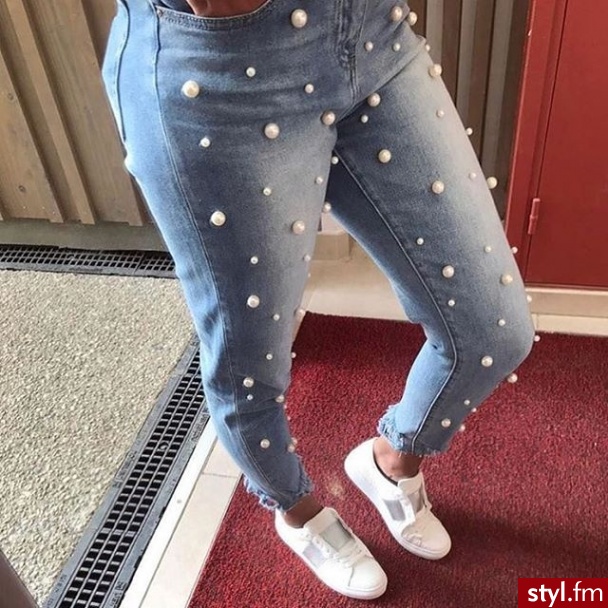 Jeansy Spodnie Moda