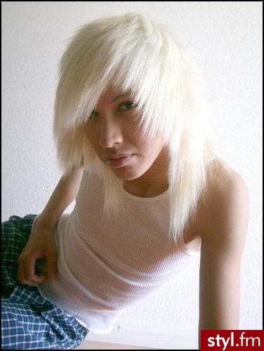 EMO Alternatywne Średnie Fryzury