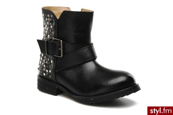 Tatoosh PÓŁBUTY I BOTKI BEA BY TATOOSH (Czarny) - Botki Buty Moda