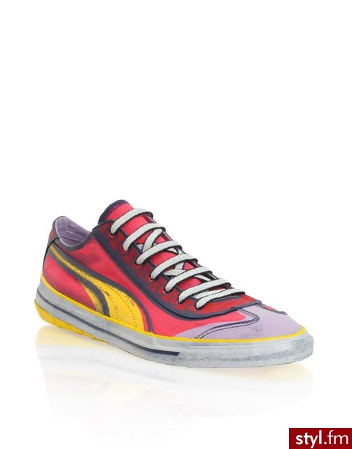 puma pop art low trainer - Pozostałe Buty Moda