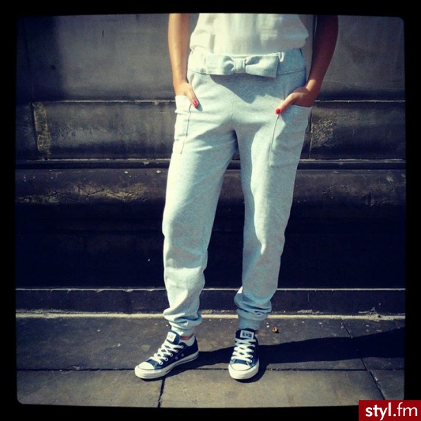 Dresowe Spodnie Moda