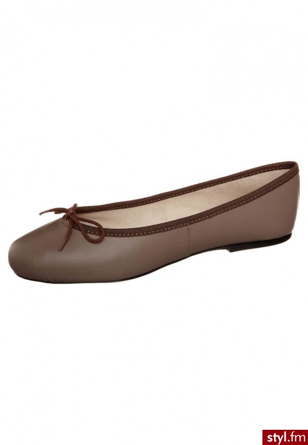 HIRICA ZOE Baleriny klasyczne szary - Balerinki Buty Moda
