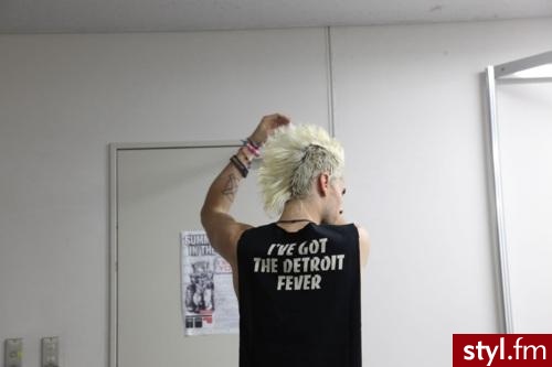 Blond Punk Rock Alternatywne Krótkie Męskie Fryzury