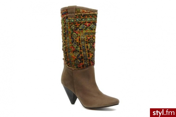 Antik Batik PÓŁBUTY I BOTKI DALIA BY ANTIK BATIK (Brązowy) - Botki Buty Moda