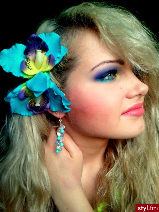 Flower inspiration - Dzienne Makijaże
