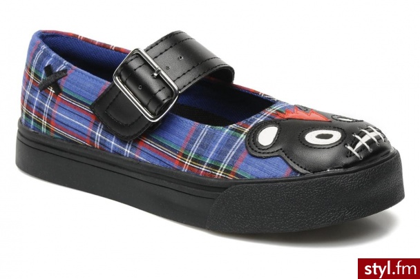 T.U.K. Balerinki BLUE CHARACTER (Niebieski) - Balerinki Buty Moda