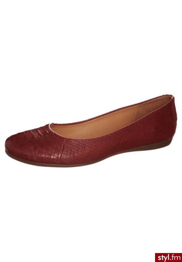 Zign Baleriny czerwony - Balerinki Buty Moda