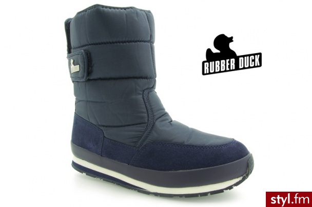 RUBBER DUCK Classic Snow Joggers Nylon Suede Peacoat - Kozaki Buty Moda