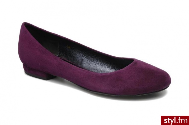 Barachini BALERINKI KARINA BY BARACHINI (Fioletowy) - Balerinki Buty Moda
