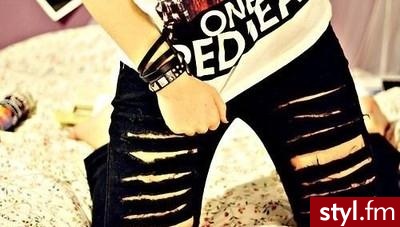 Jeansy Spodnie Moda