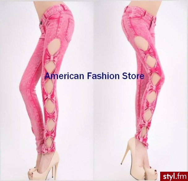 Jeansy Spodnie Moda