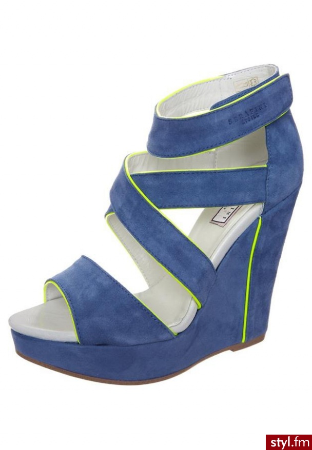 Serafini CARRIE Sandały na obcasie niebieski - Sandały Buty Moda