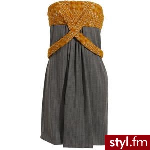 Chloe Strapless raffia bust dress - Chloé - Polyvore. Pobrano ze strony: http://www.polyvore.com/chloe_strapless_raffia_bust_dress/thing?id=21965372 - Pozostałe Ciuchy Moda