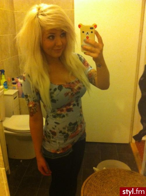 Blond EMO Alternatywne Długie Fryzury
