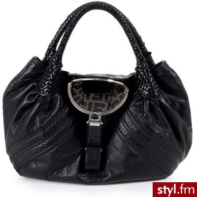FENDI 8BR511 NERO NAPPA - - Polyvore. Pobrano ze strony: http://www.polyvore.com/fendi_8br511_nero_nappa/thing?id=12716696 - Pozostałe Torebki Moda