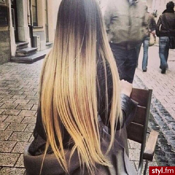 Blond Rozpuszczone Proste Na co dzień Długie Fryzury
