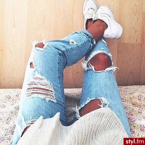 Jeansy Spodnie Moda