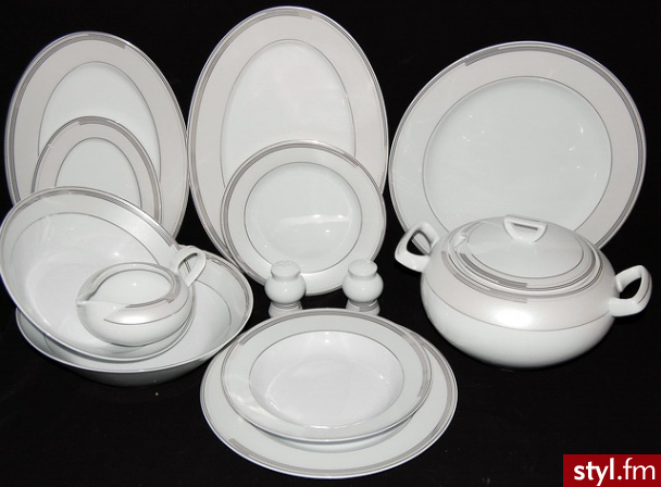 Porcelana ćmielów serwis obiadowy 12 os yvonne 328 - Pozostałe Biżuteria Moda