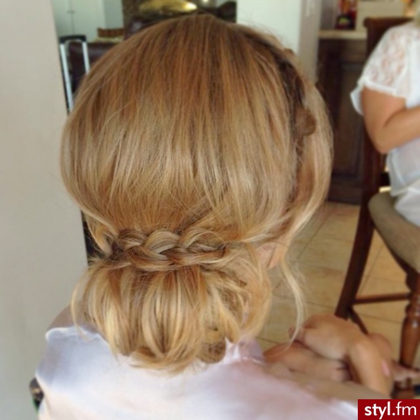 Blond Upięcie Proste Na co dzień Długie Fryzury