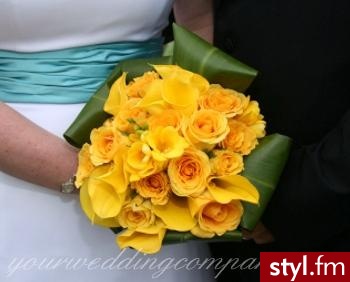 Bukiety ślubne Ślub Moda