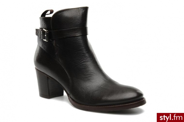 zinda PÓŁBUTY I BOTKI DALMA BY ZINDA (Brązowy) - Botki Buty Moda