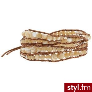 Chan Luu - African Opal Wrap Bracelet (Natural Mother of Pea... - Polyvore. Pobrano ze strony: http://www.polyvore.com/chan_luu_african_opal_wrap/thing?id=16758029 - Pozostałe Dodatki Moda