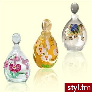 Ręcznie malowane kryształy do perfum :) Cena: 475 zł za 75 ml - Misz-masz