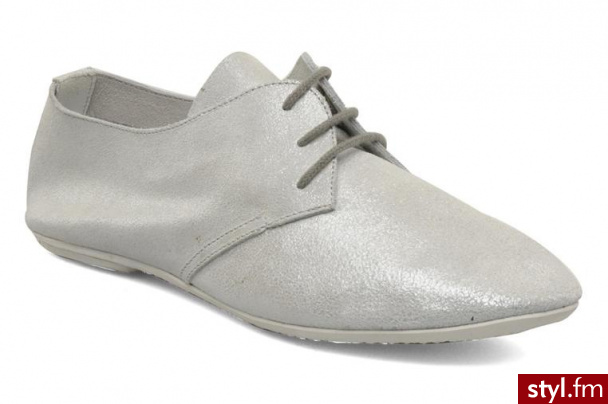 Jonak BUTY SZNUROWANE G2 TOILE W BY (SREBRNY) (Srebrny) JAZZÓWKI BIAŁY - Pozostałe Buty Moda