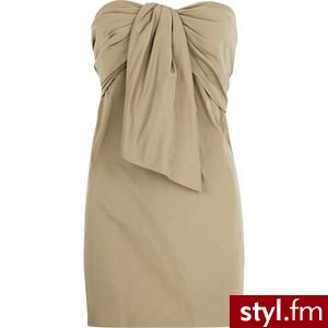 Draped bustier satin dress - ALLDRESSEDUP - Polyvore. Pobrano ze strony: http://www.polyvore.com/draped_bustier_satin_dress/thing?id=14890461 - Pozostałe Ciuchy Moda