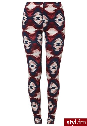 Garcia LINDSEY Legginsy czerwony (H30318) - Leginsy Spodnie Moda