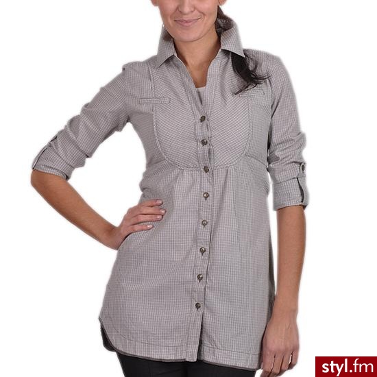popielata koszula - Pozostałe Ciuchy Moda