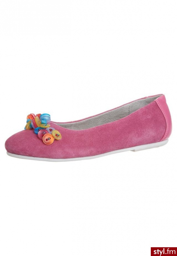 fullstop. Baleriny różowy - Balerinki Buty Moda